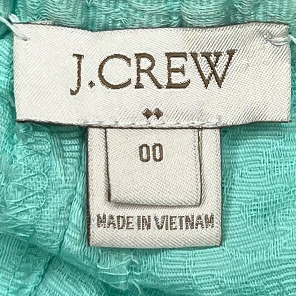 J. Crew Boardwalk Stitched Jacquard Turquoise and Salmon Shorts 2 for 1 - Picture 10 of 16